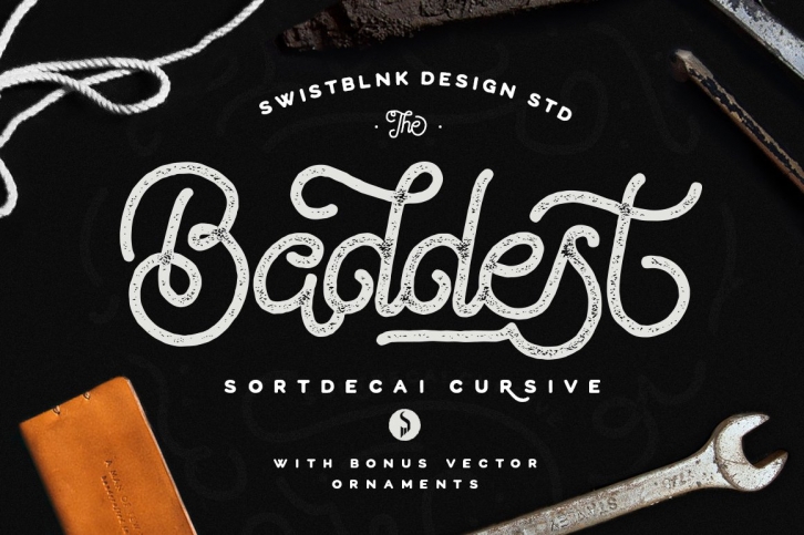 Sortdecai Cursive Script and Bonus Font Download