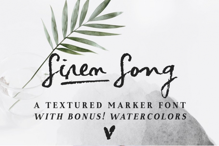 Siren Song font and texture pack Font Download