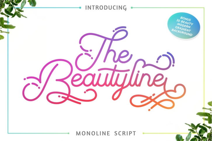 The Beautyline + Extra Font Download