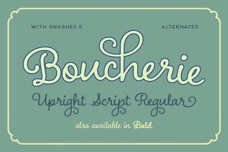 Boucherie Cursive Regular Font Download