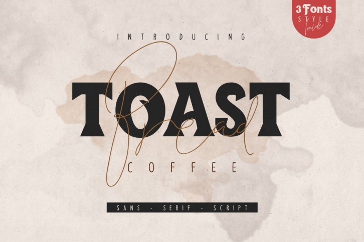 Toast Bread Coffee Typeface Font Download