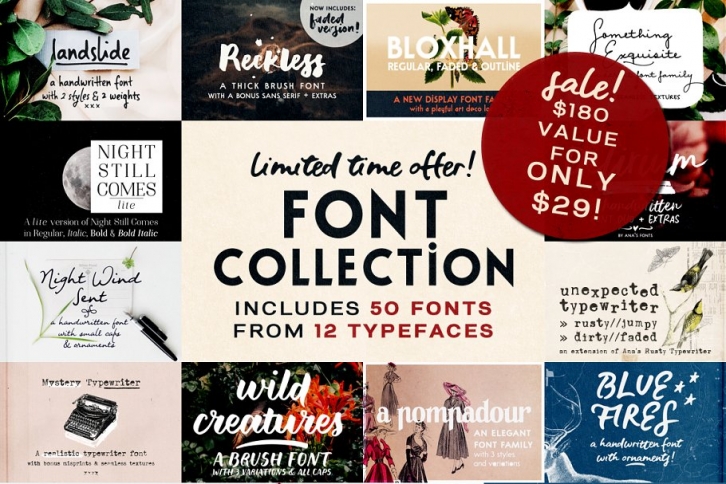 85% OFF! Collection Vol. 1 Font Download