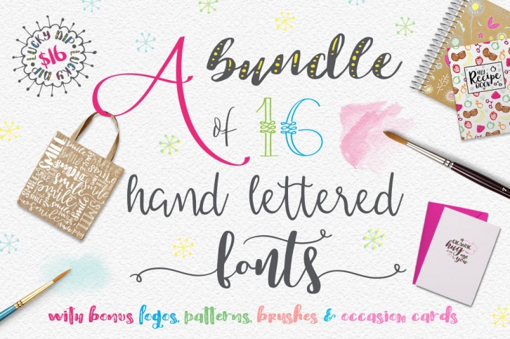 Handlettered Bundle Font Download