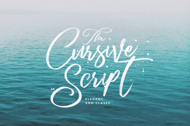 Cursive Script Handmade Brush Font Download