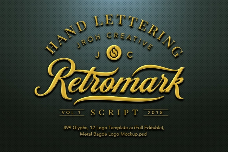 Retromark Script Font Download