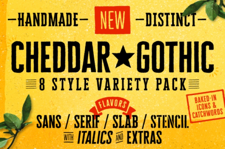 Cheddar Gothic Font Download