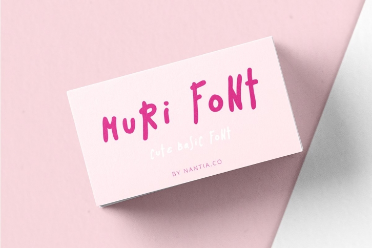 Muri the Handcrafted Font Download