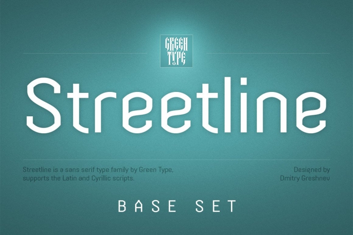 Streetline – 4 fonts Font Download