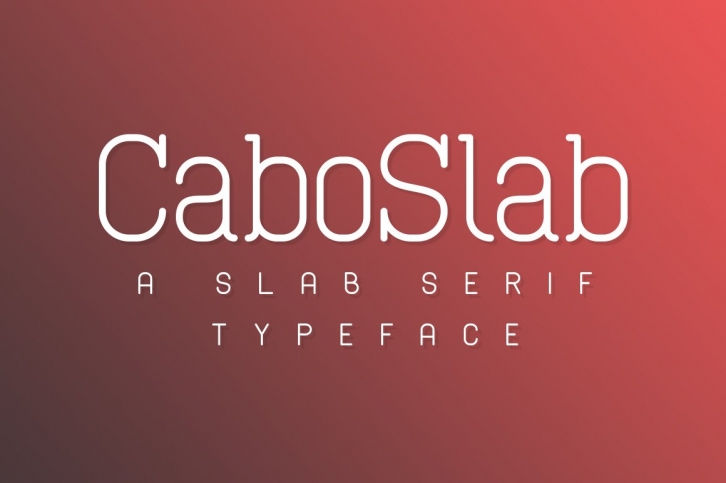 Cabo Slab Family Font Download