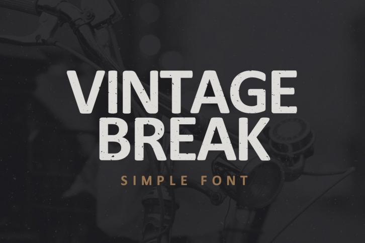 VINTAGE BREAK Font Download