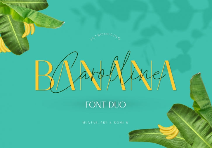 Banana Carolline Font Download