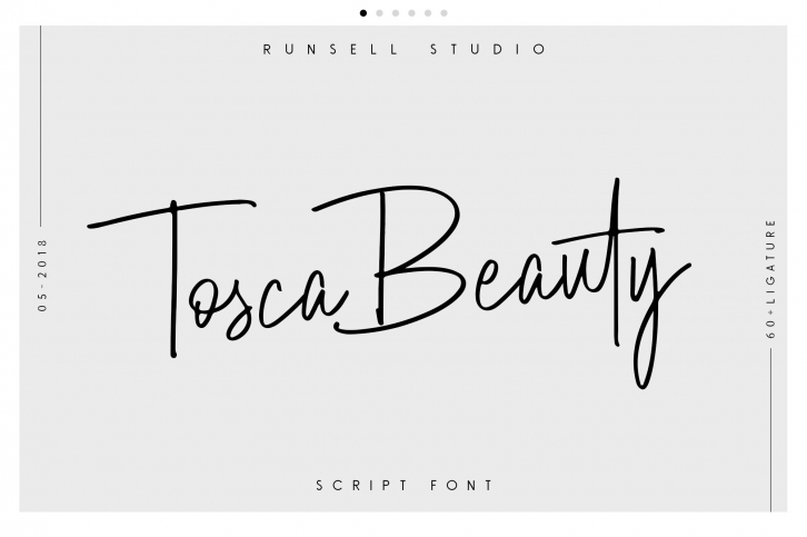 Tosca Beauty Handwritten Font Download