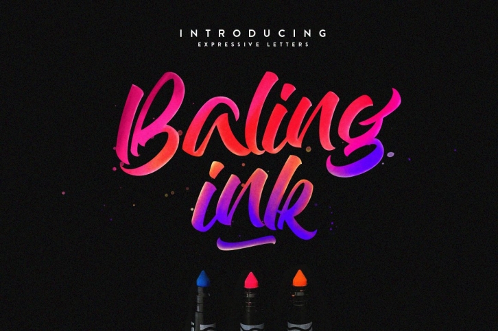 Baling Ink Font Download