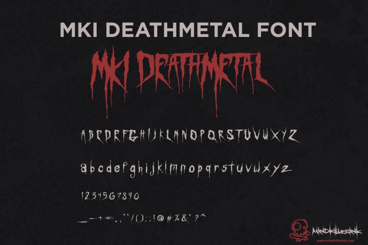 MKI Deathmetal font Font Download