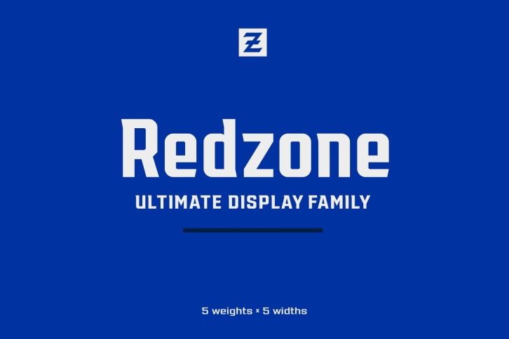 Redzone Display Family Font Download