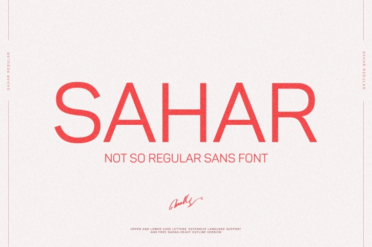 Sahar-Regular (Single) 70% Off Font Download