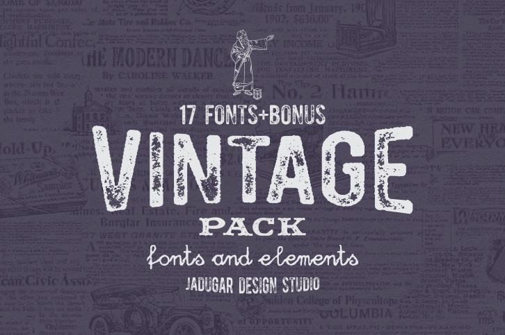 Vintage Pack-Promo 60% off Font Download