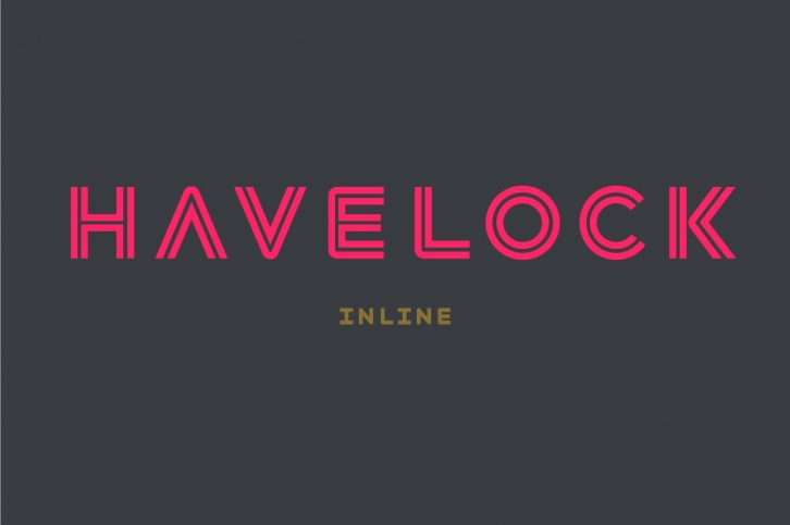 Havelock Inline Font Download