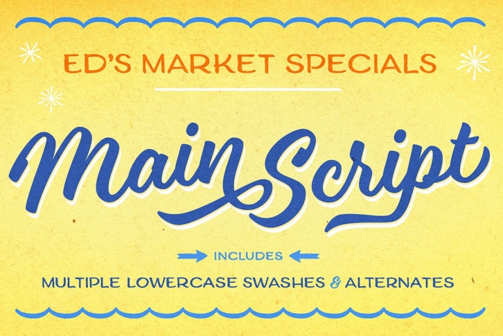 Ed's Market Main Script Font Download