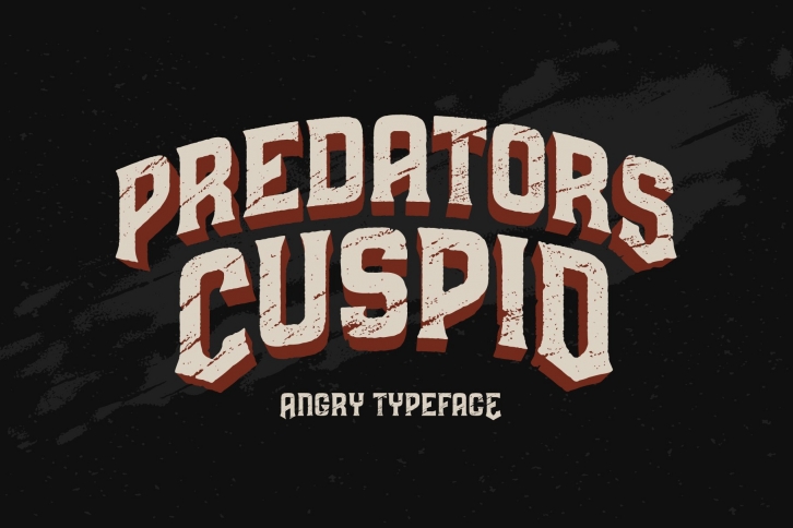 Predators Cuspid font Font Download