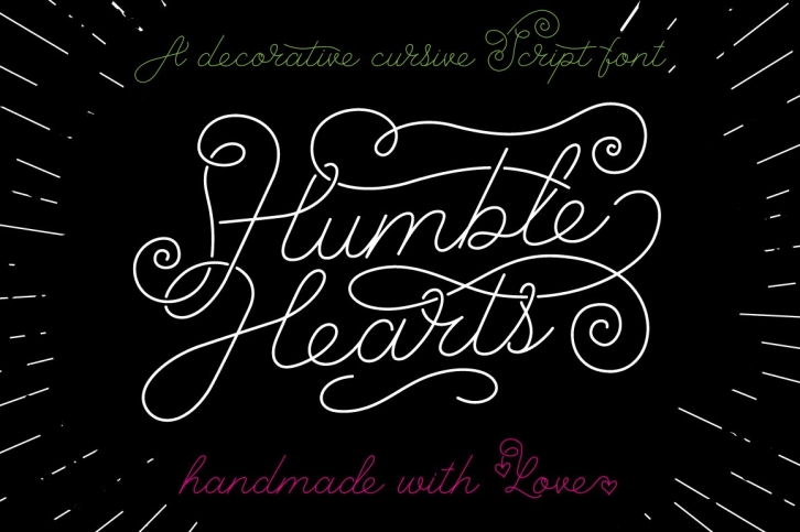 Humble Hearts hipsta font Font Download