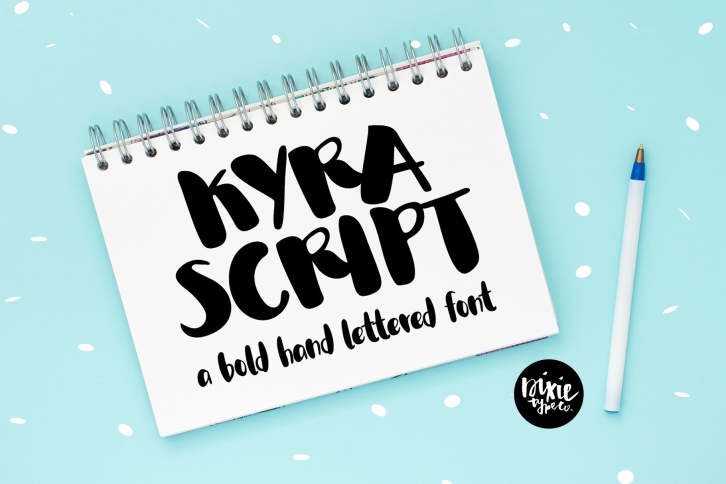 Kyra Script Brush Font Download