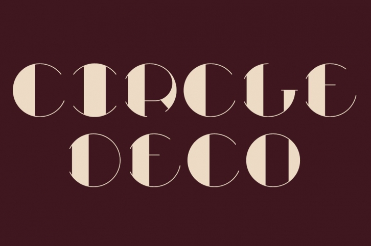 Circle Deco Font Download