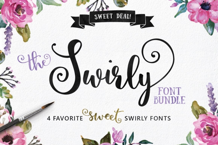 Swirly Bundle Font Download