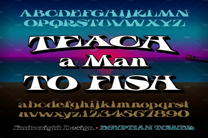 FWD Egyptian Tower Font Download