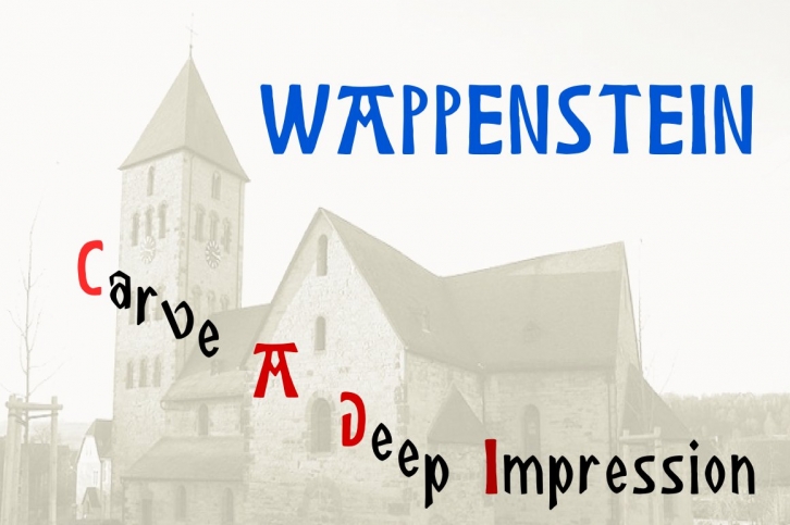 Wappenstein Font Download