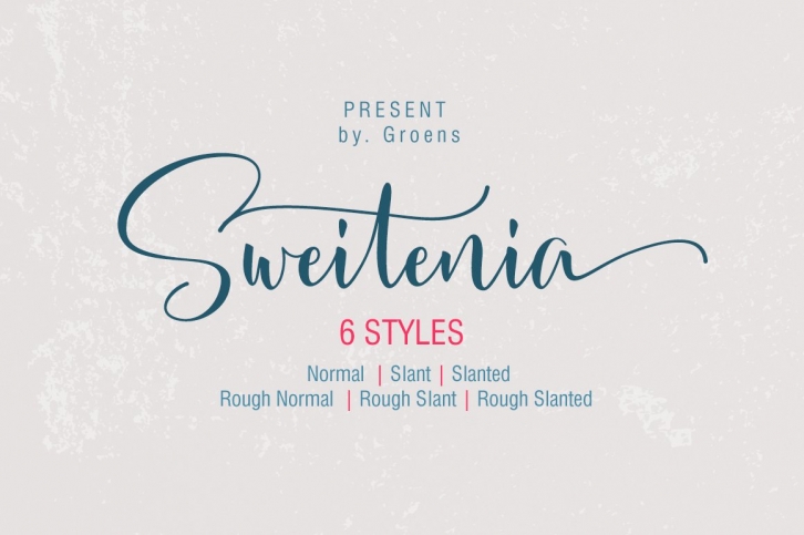 Sweitenia 6 Styles Font Download