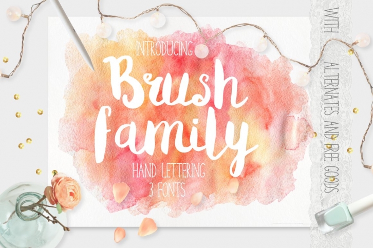 Brush Family [3] Font Download