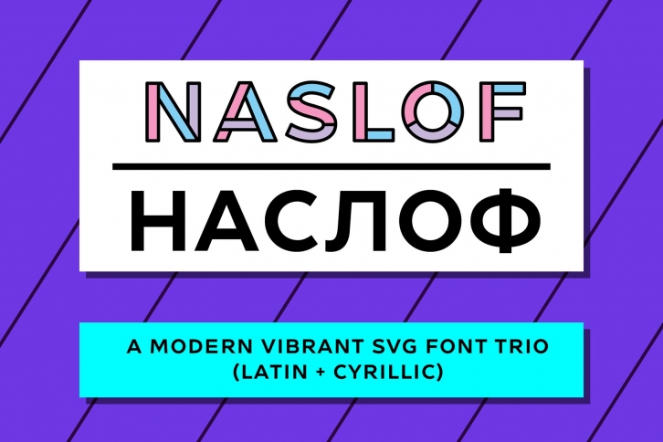 NASLOF – Supercool SVG font trio Font Download