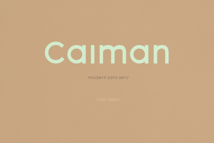 Caiman Family Font Download