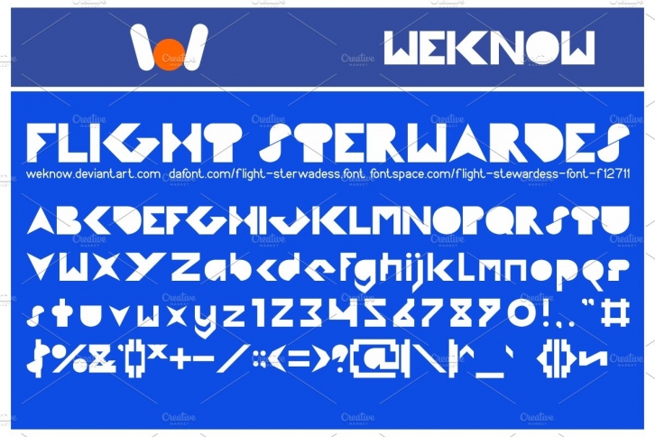 Flight Stewardess font Font Download