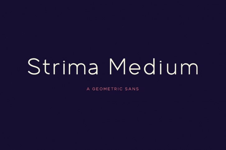 Strima Medium Font Download