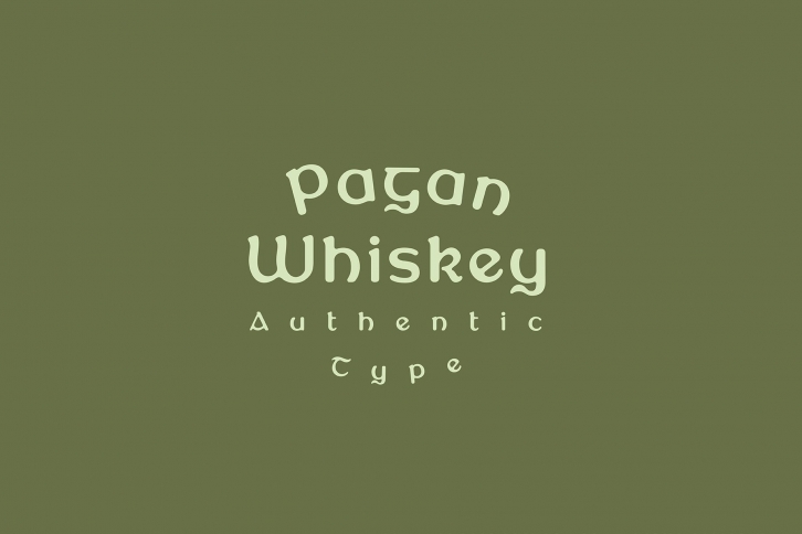 Pagan Whiskey Font Download