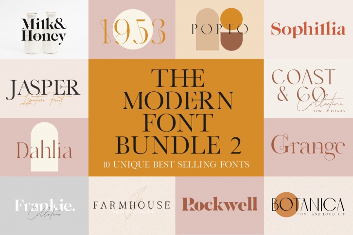 The Modern Bundle Vol. 2 Font Download