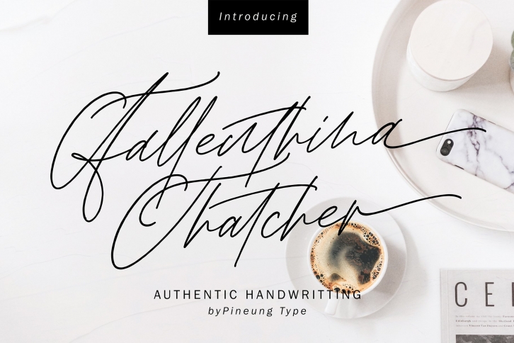 Fallenthina Thatcher Font Download