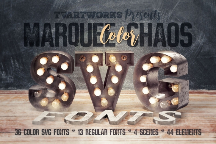 Marquee Chaos View Font Download