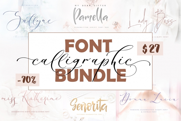 Calligraphic Bundle Font Download