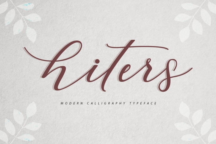 Hiters Script Font Download