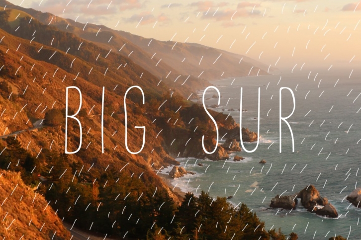 Big Sur — Light Font Download