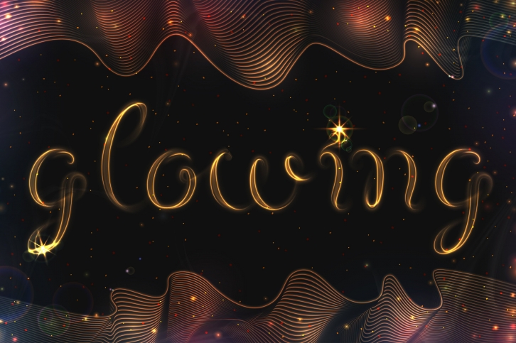 8 GLOWING METAL FONTS / 8 BRUSHES Font Download