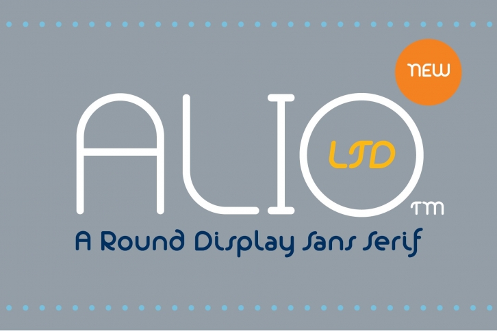 Alio LTD – Round Display Sans Serif Font Download