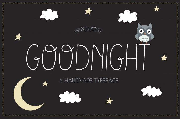 Goodnight Handmade Font Download