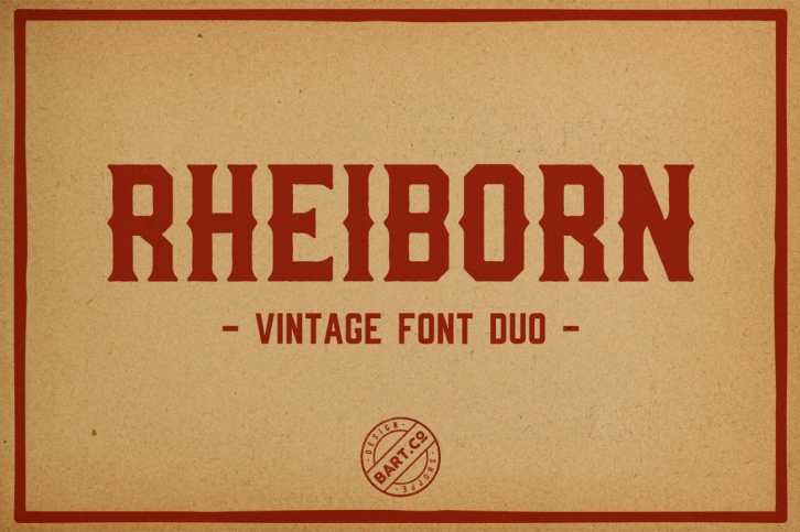 Rheiborn Duo (+ FREE FONT) Font Download