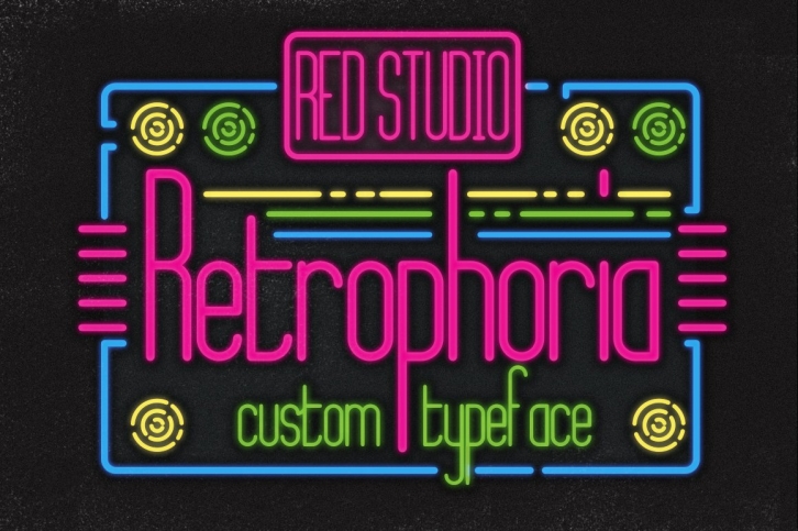 Retrophoria Typeface + Bonuses Font Download