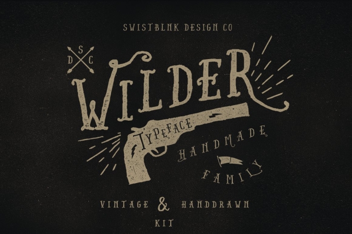 Wilder Family  Handdrawn Kit Font Download