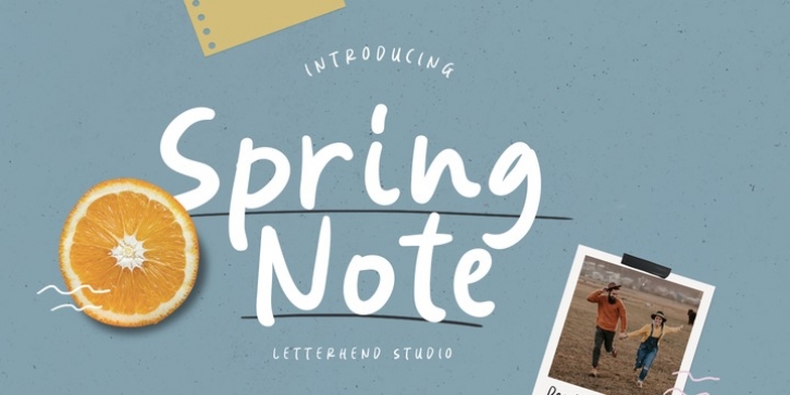 Spring Note Font Download